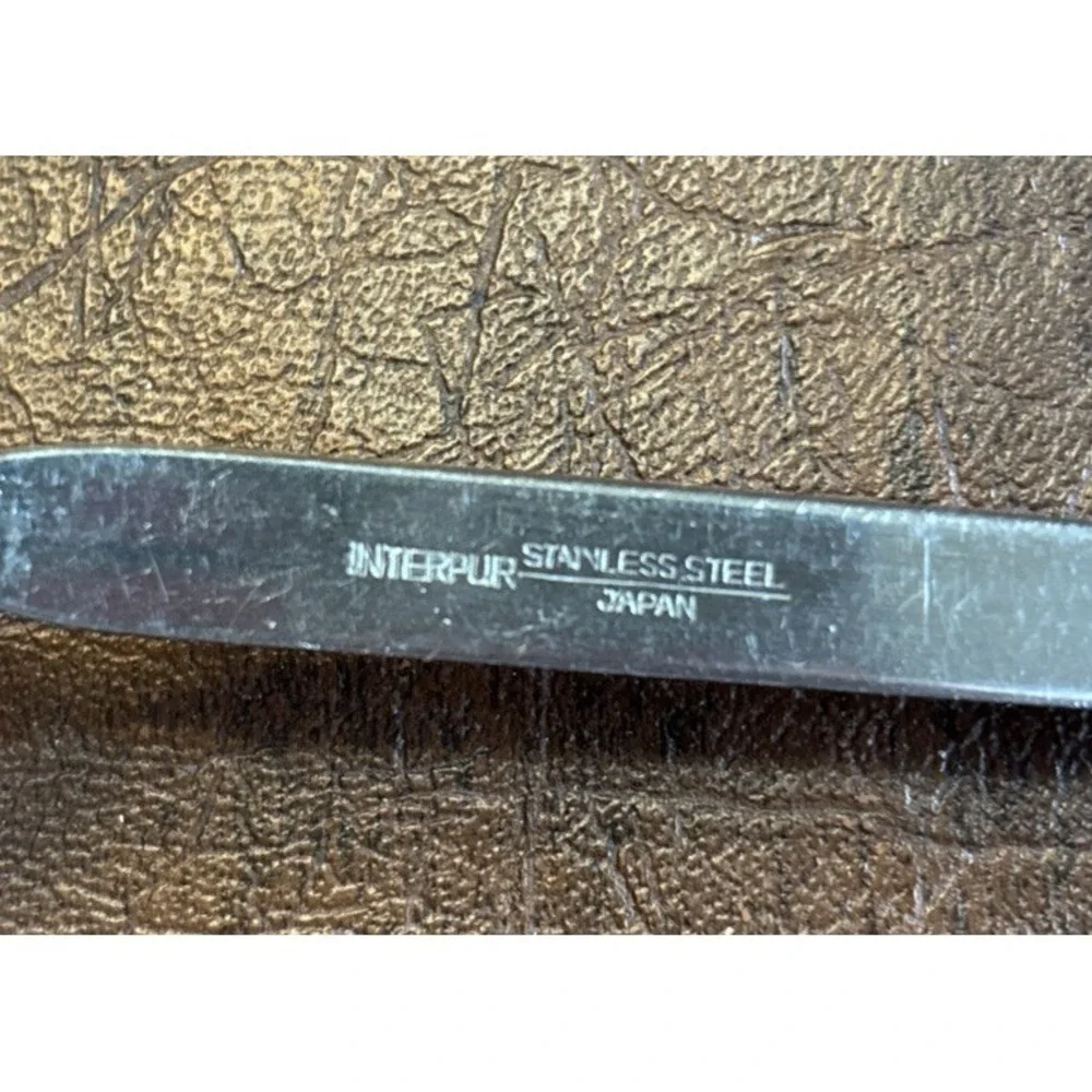 INTERPUR MEXICALY ROSE Stainless‎ Steel Butter Knife Vintage Made In Japan.